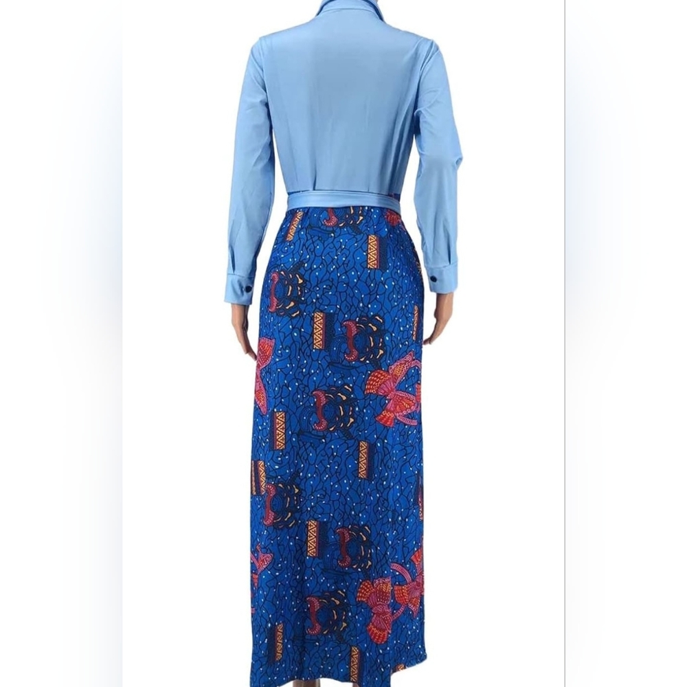 ABWIN Women's Long Sleeve Maxi Dress - Picture 3 of 4